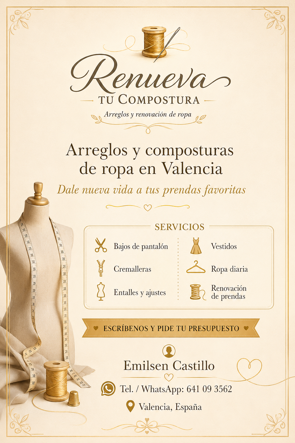 Tarjeta Renueva tu Compostura